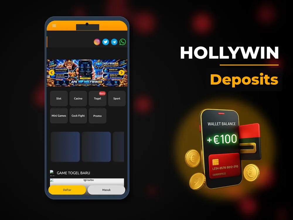 Hollywin - Deposits
