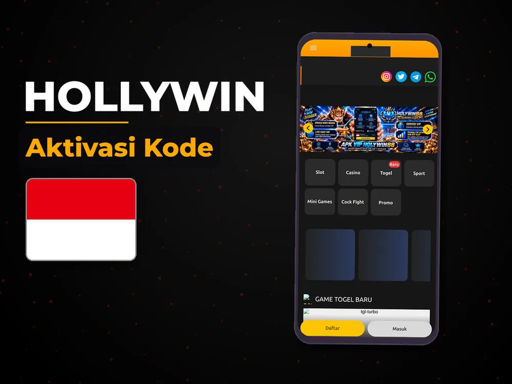 Hollywin - Aktivasi Kode