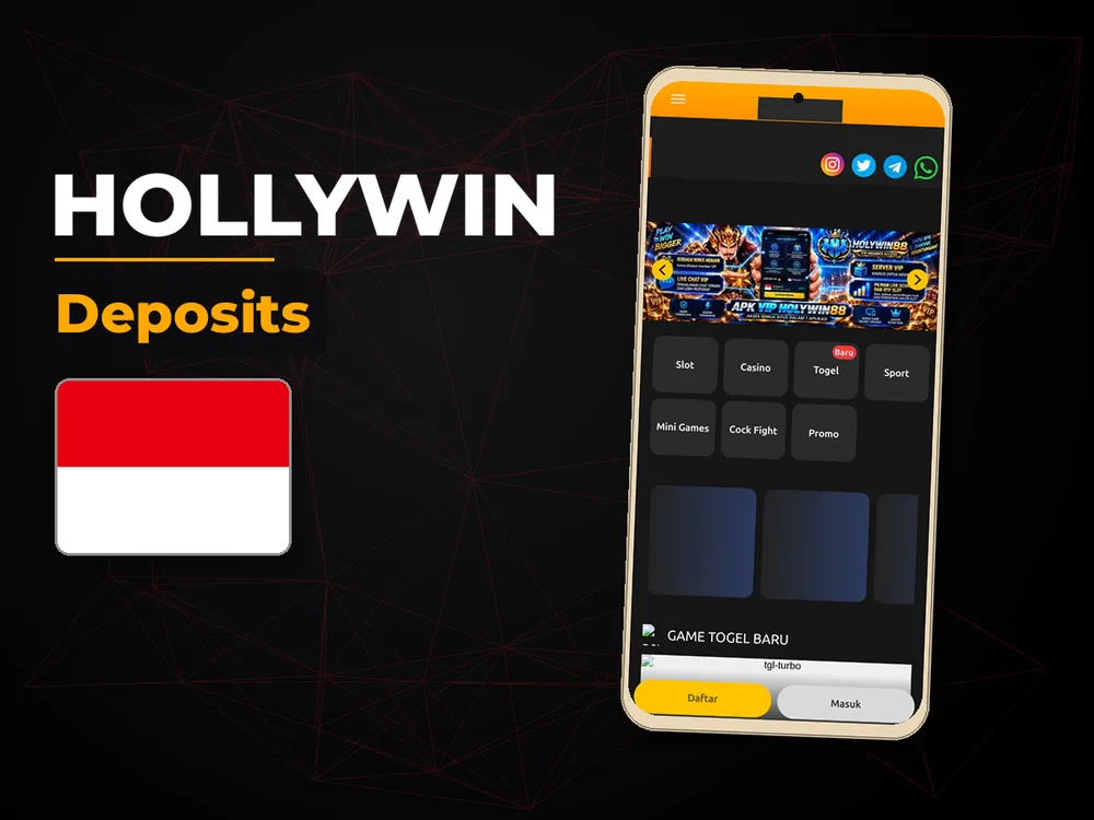 Hollywin - Deposits